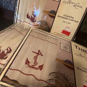 Coastal shower curtain